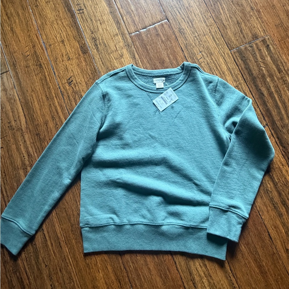 Crewcuts Boys' Teal Crewneck Sweatshirt